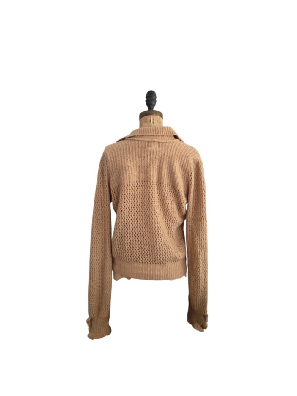 Free People Snowdrift Pullover Sweater Tan M - Picture 4 of 5